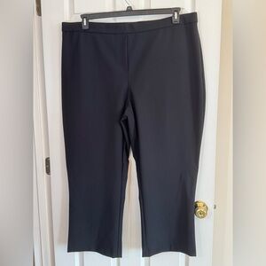 Rachel Zoe MSRP $118 High Rise Crop Black Dress Pants Office Attire Plus Size 3X